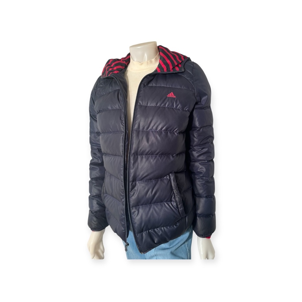 Adidas Navy Duck Down Puffer Jacket ~ Ladies Adidas Winter Jacket